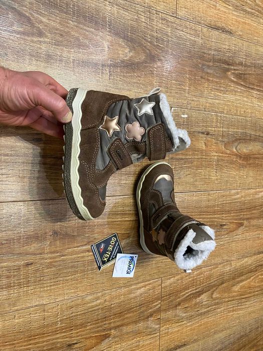 Сапожки зимние термо ботинки на девочку черевики Primigi Gore-Tex р.28