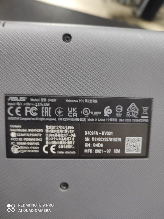 Asus x409fa-bv301i3 10110u
