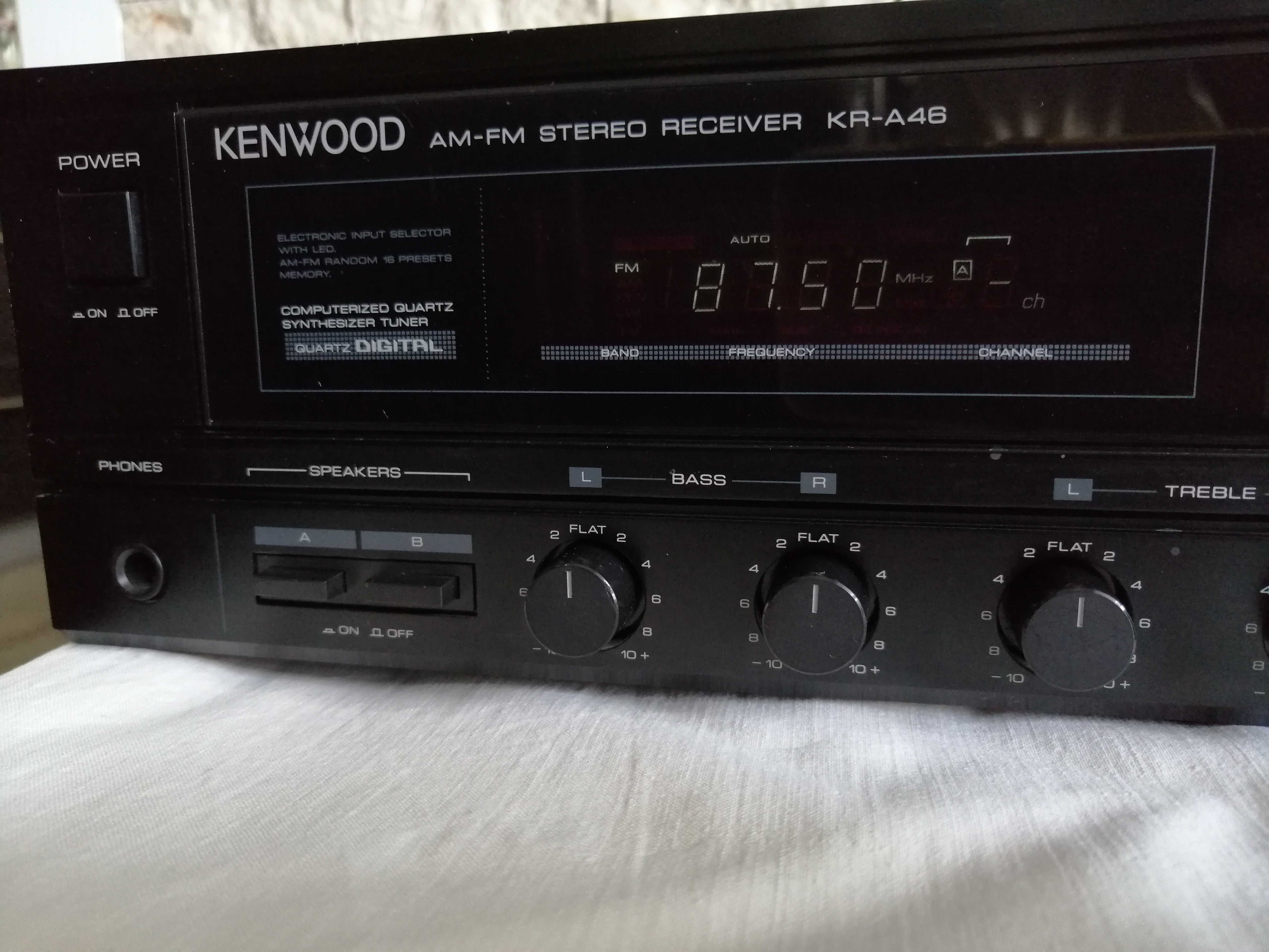 Amplituner Kenwood KR-A46,stan bdb. Sprawny.