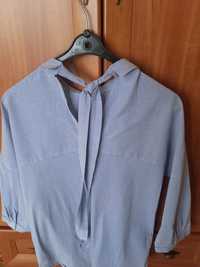 Niebieska w białe paski bluzka kimono Mohito rozmiar 36