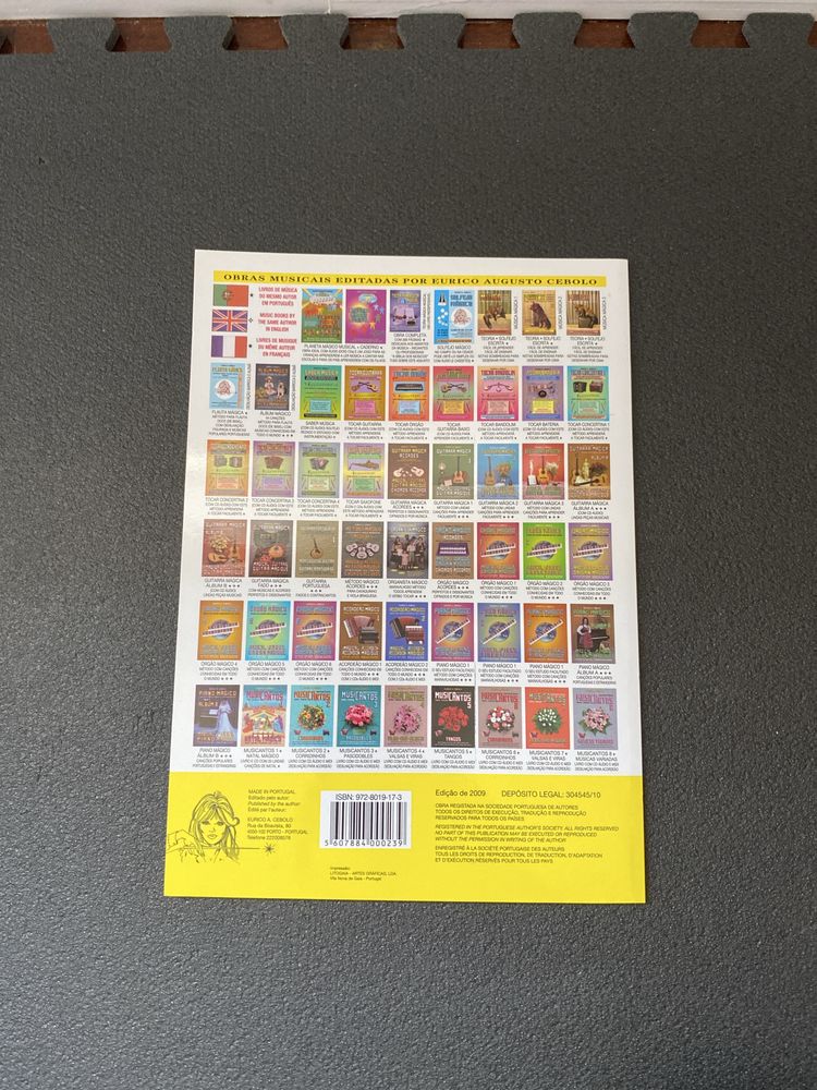 Livro de Apredizagem Piano Orgão Mágico 2
