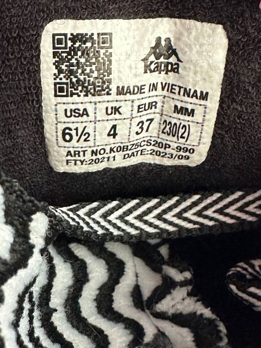 36-45 Kappa Fatty Black