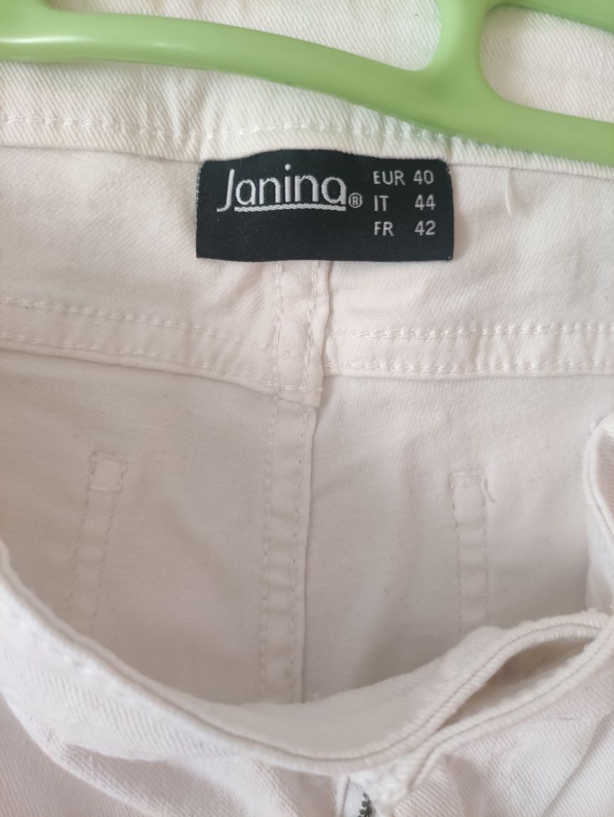 Spodnie białe Janina 40