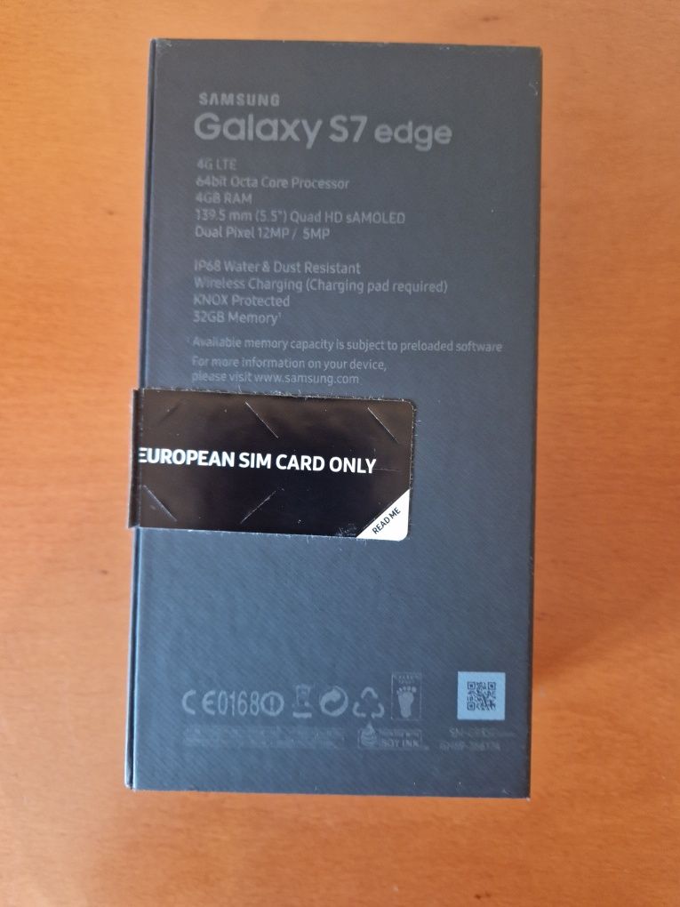 Samsung S7 Edge - caixa Nova e acessórios