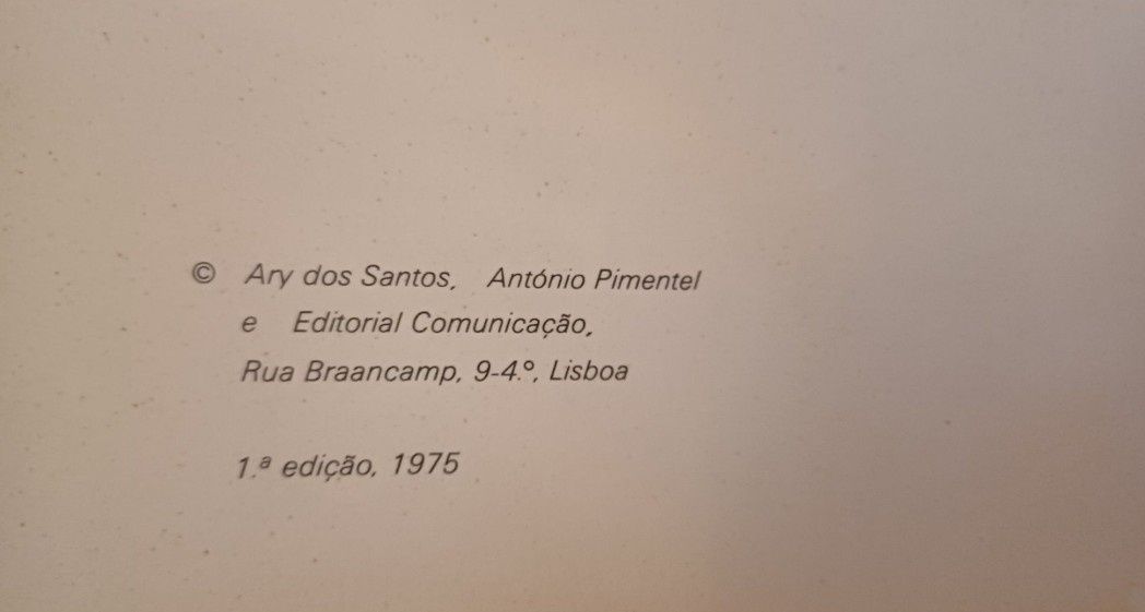 Ary dos Santos As Portas que Abril Abriu Ano 1975 1a. Edç. Raro