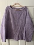 The Clue sweter Rosa moher fioletowy lila