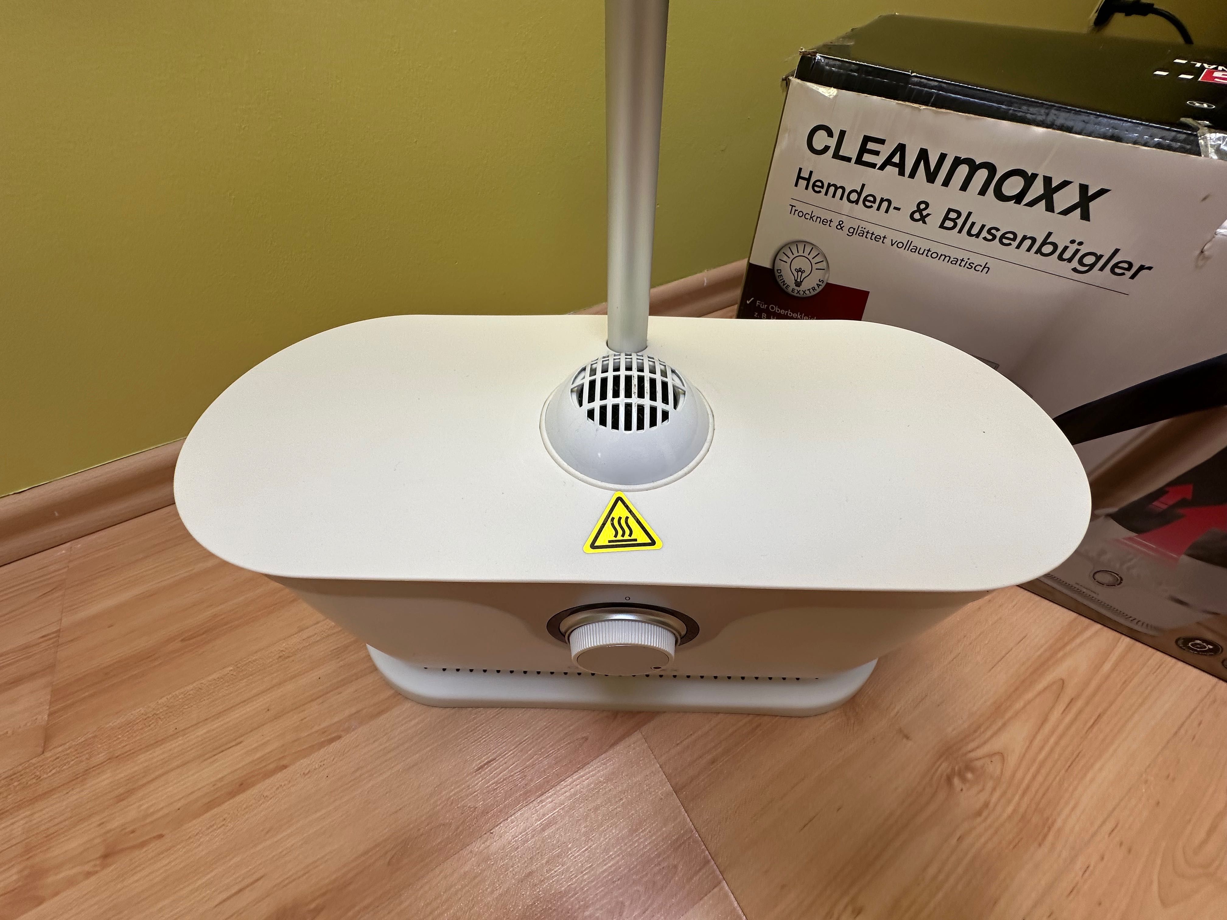 Suszarka do ubrań Cleanmaxx z funkcją prasowania - manekin parownica