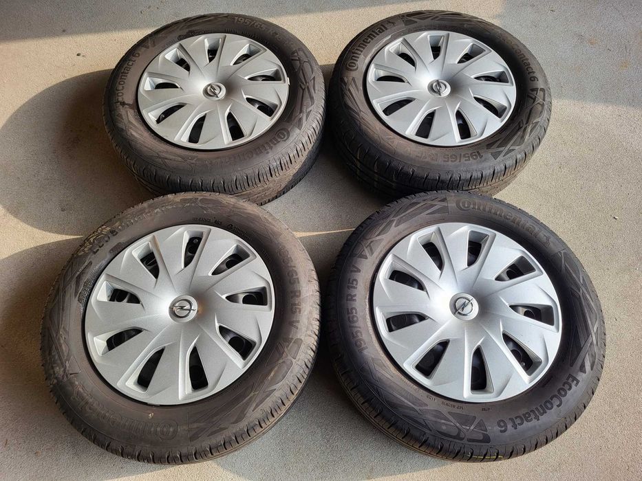 [L31] Koła letnie 15 Cali 5x105 Conti 195/65 Opel Astra IS37 +Czujniki