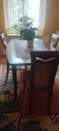 Meble pokojowe stół i 4 krzesła