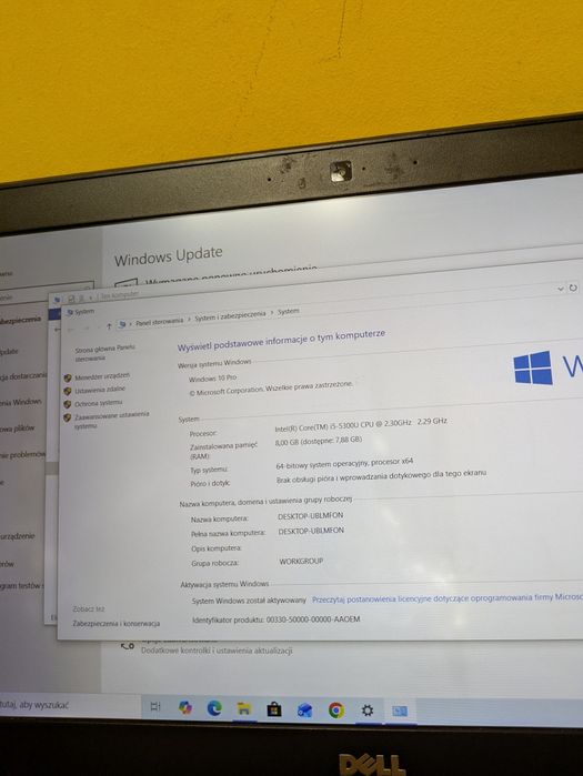 Laptop DELL i5, 8GB DDR4, 256 SSD OKAZJA!