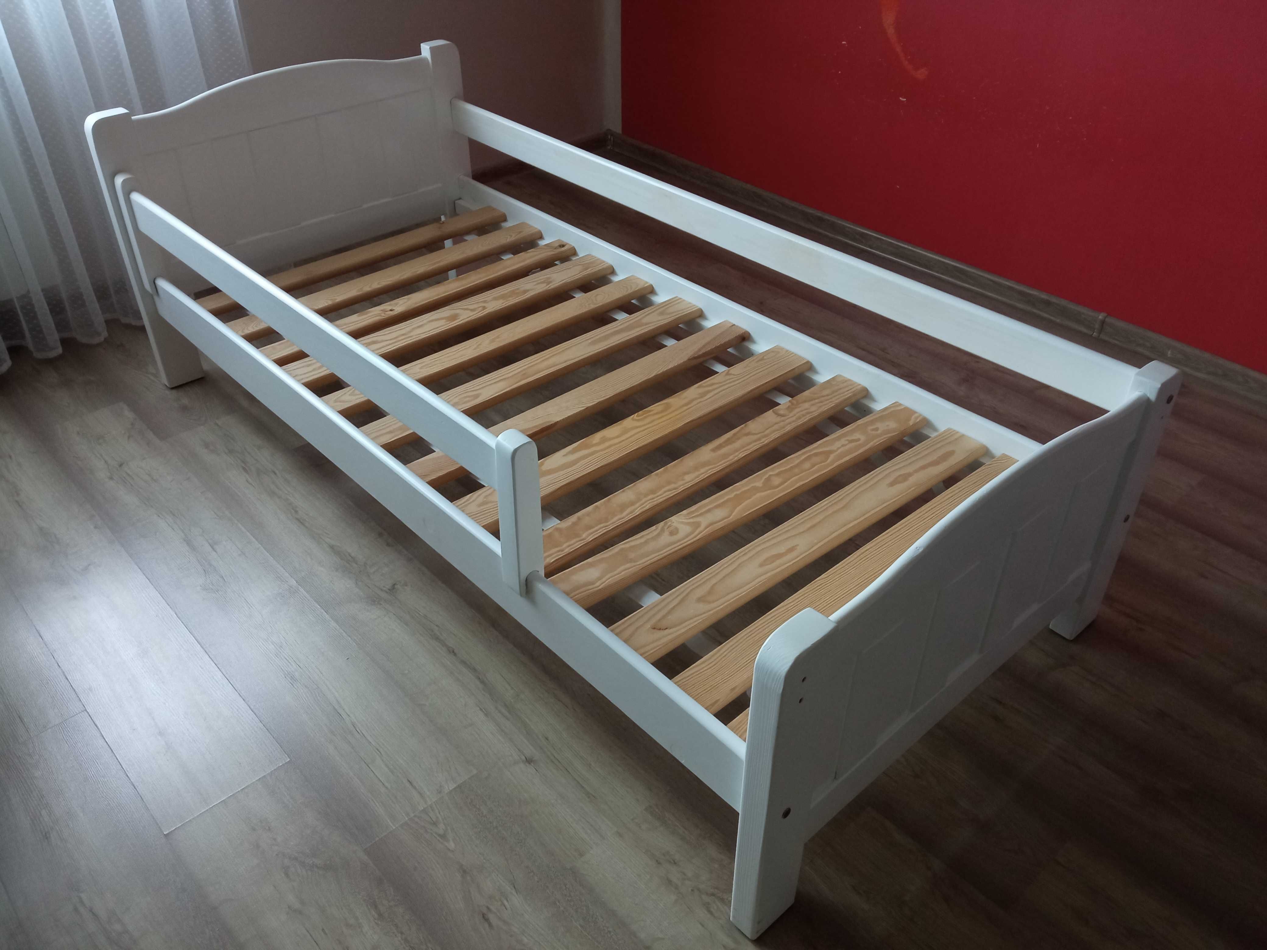 Łóżko dziecięce białe 180/80