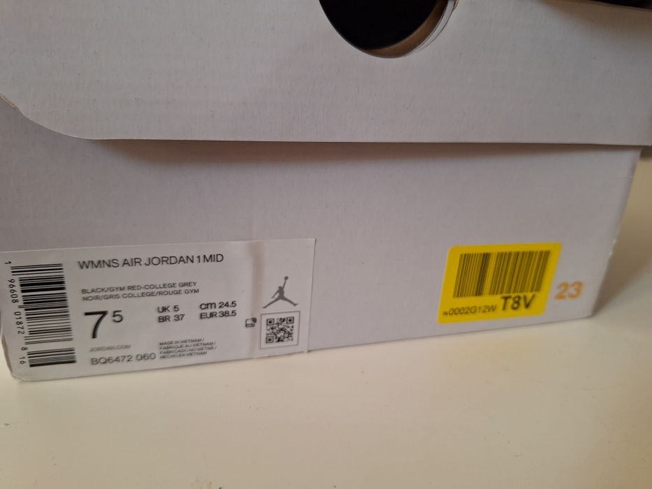 Buty nike jordan 1mid, buty nike, na gwarancji