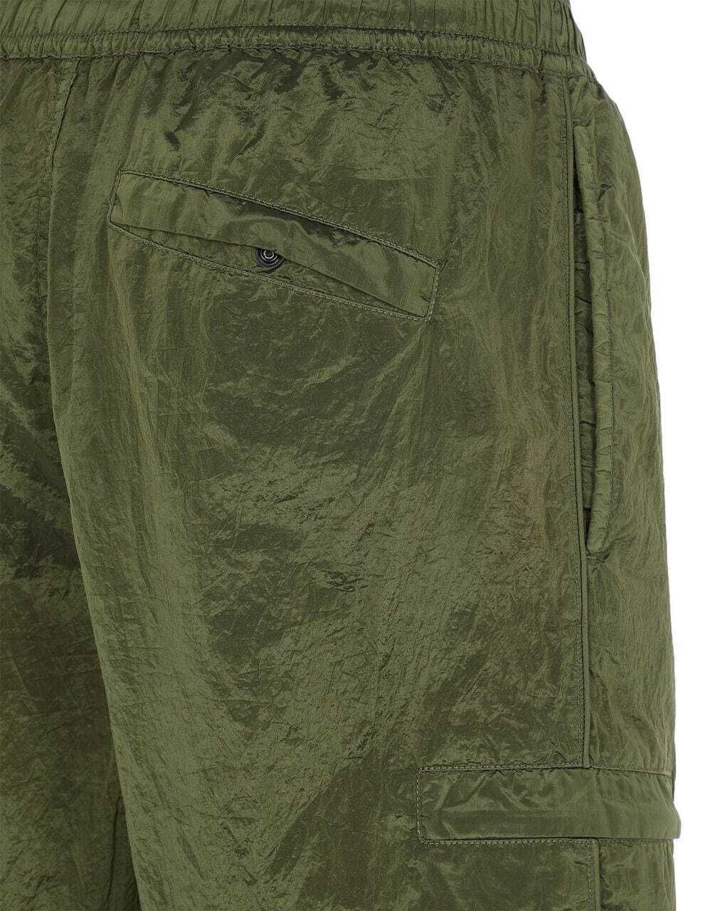 Шорти STONE ISLAND L1721 Nylon Metal Econyl Bermuda Shorts Olive SI015