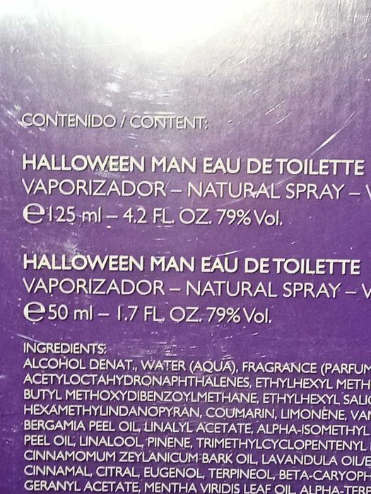 Halloween zestaw 125 ml + 50 ml