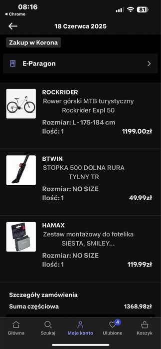 Rower MTB rozm L