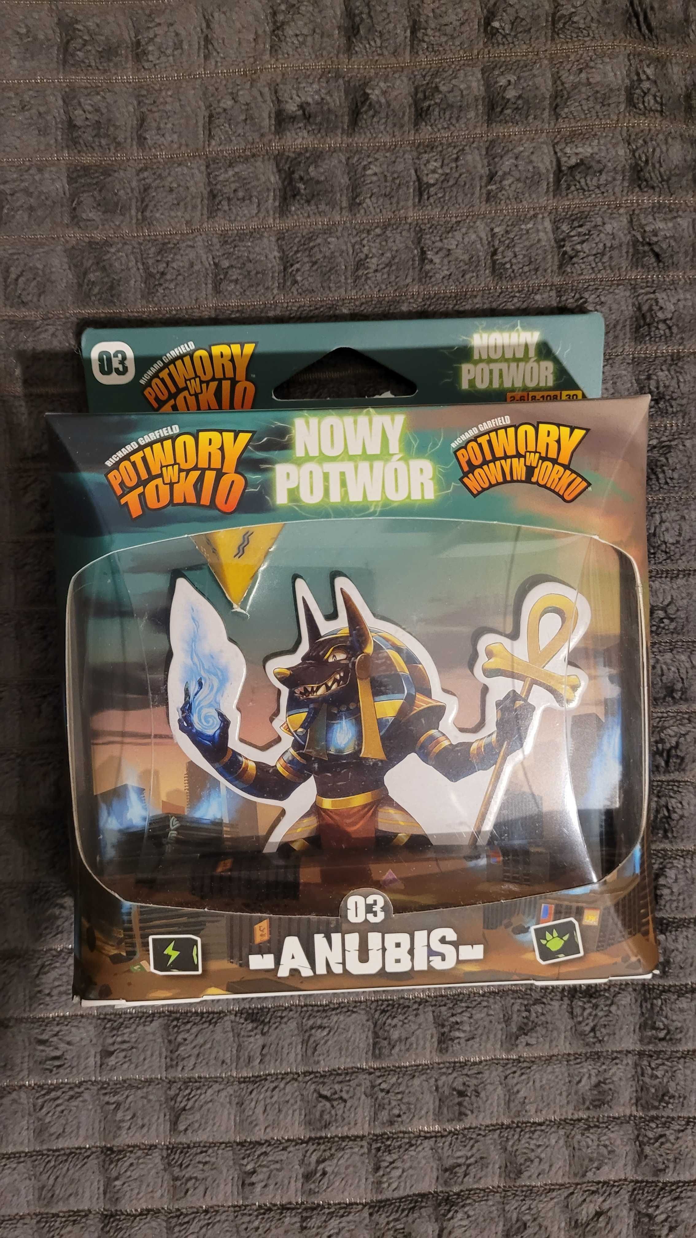 Potwory w Tokio Anubis dodatek, gra planszowa, Portal Games NOWA