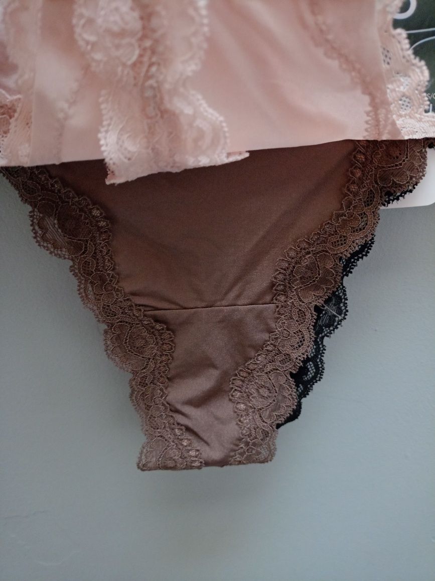 Sexsowne stringi 3 pack nowe Censored roz XL