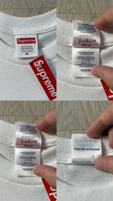 SUPREME FW25 WU-TANG CLAN RZA TEE white / Футболка Суприм Ву Танг