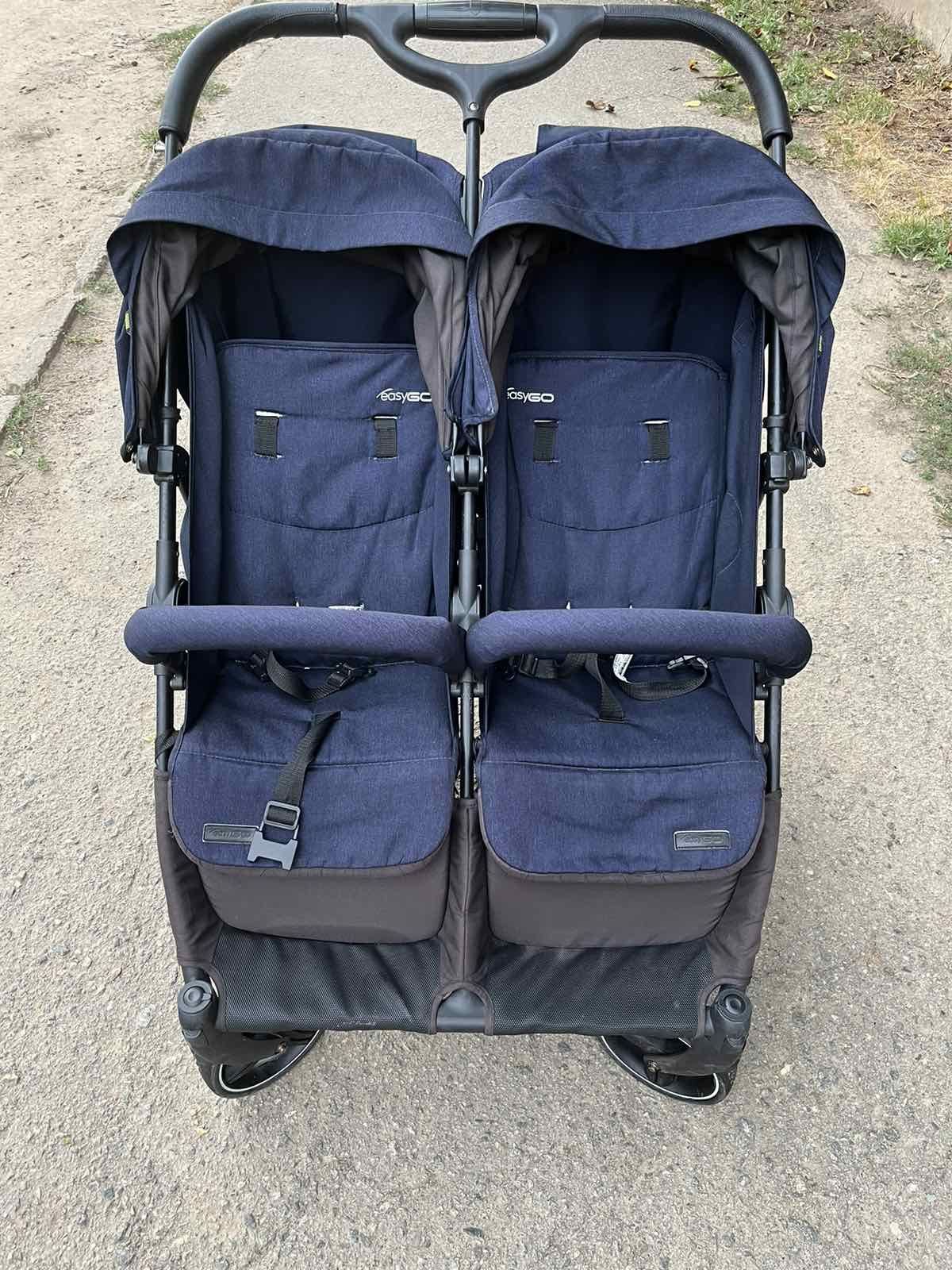 Коляска  для двійні/близнюків EasyGo