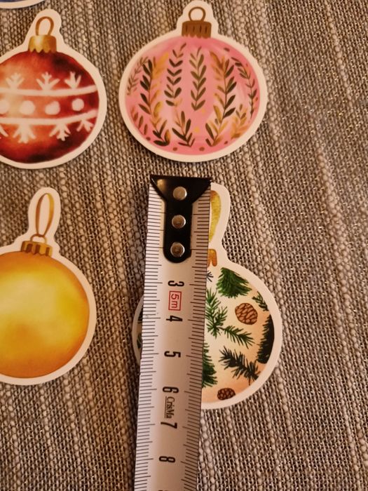 Naklejki bombki Boże Narodzenie