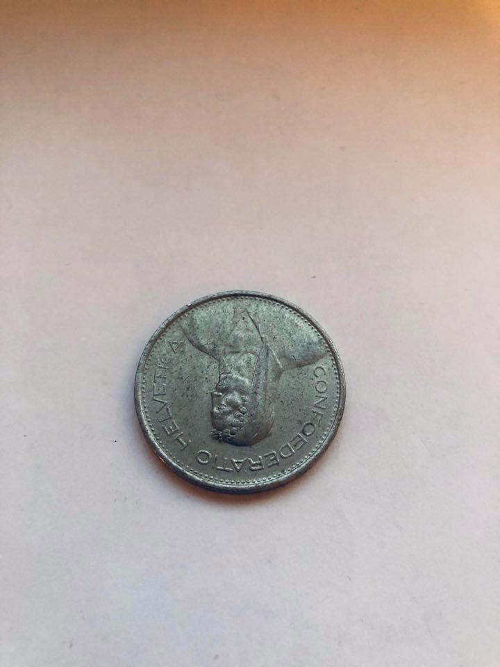 Moneta Szwajcaria 5 franków 1968r B  Na innych ogł więcej Monet