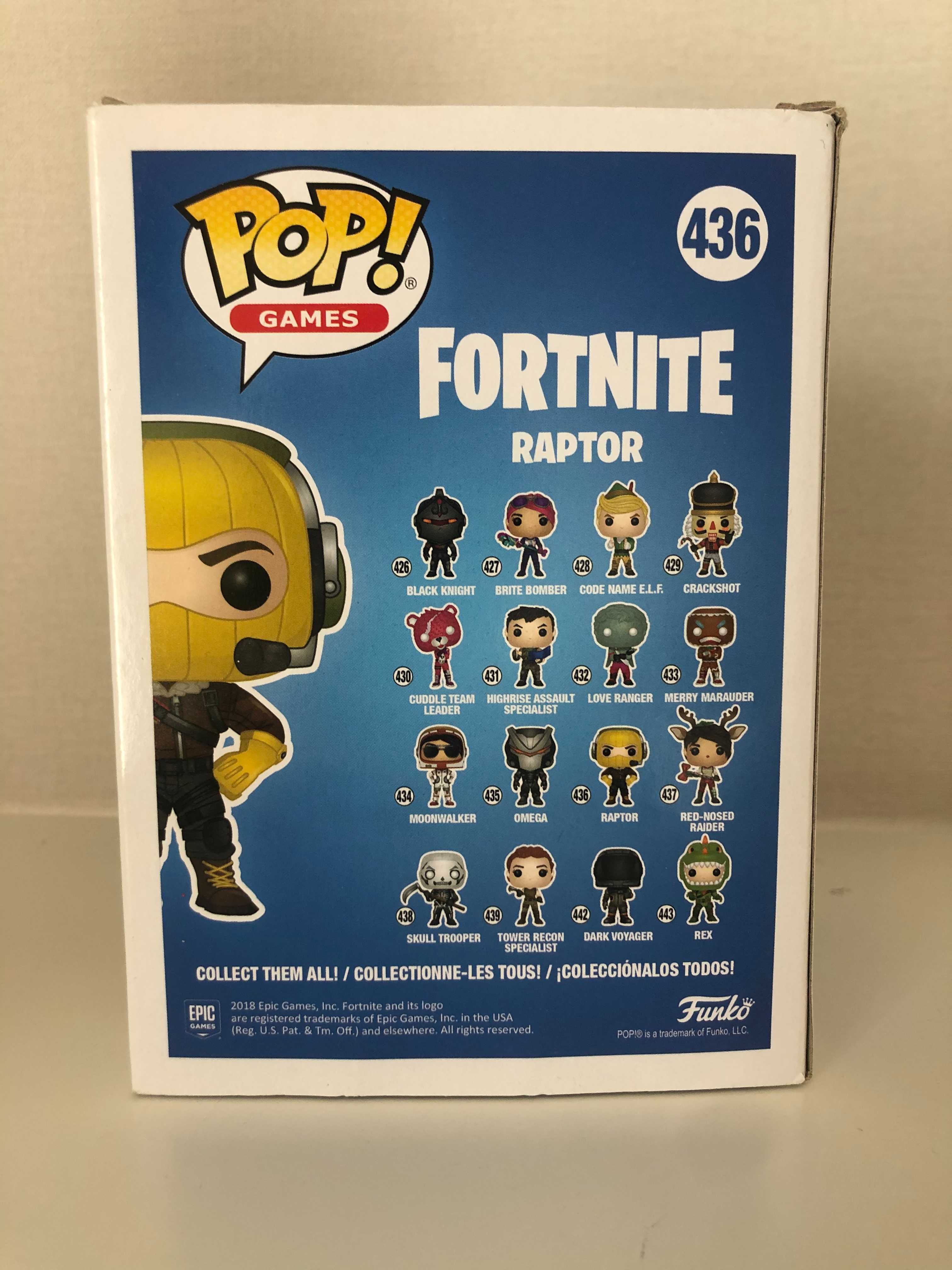 Funko pop Fortnite raptor 430