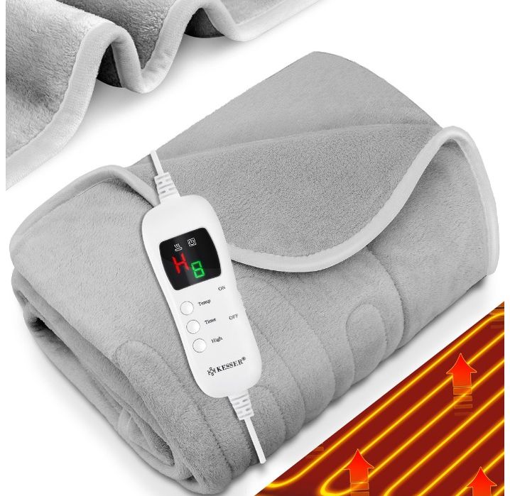 Koc podgrzewany KESSER dwustronny koc podgrzewany