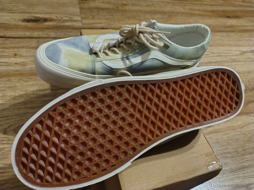 Trampki Buty Tenisówki Vans Old Skool Vr3  green Tie Dye - rozmiar 43