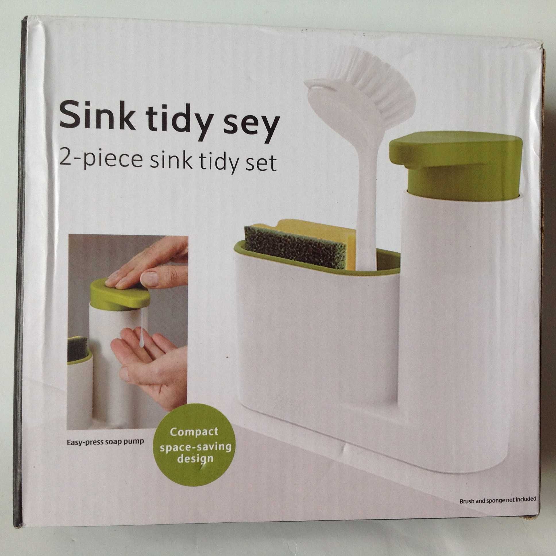 Органайзер для кухни ванной 2 в 1 Sink tidy sey с дозатором для мыла