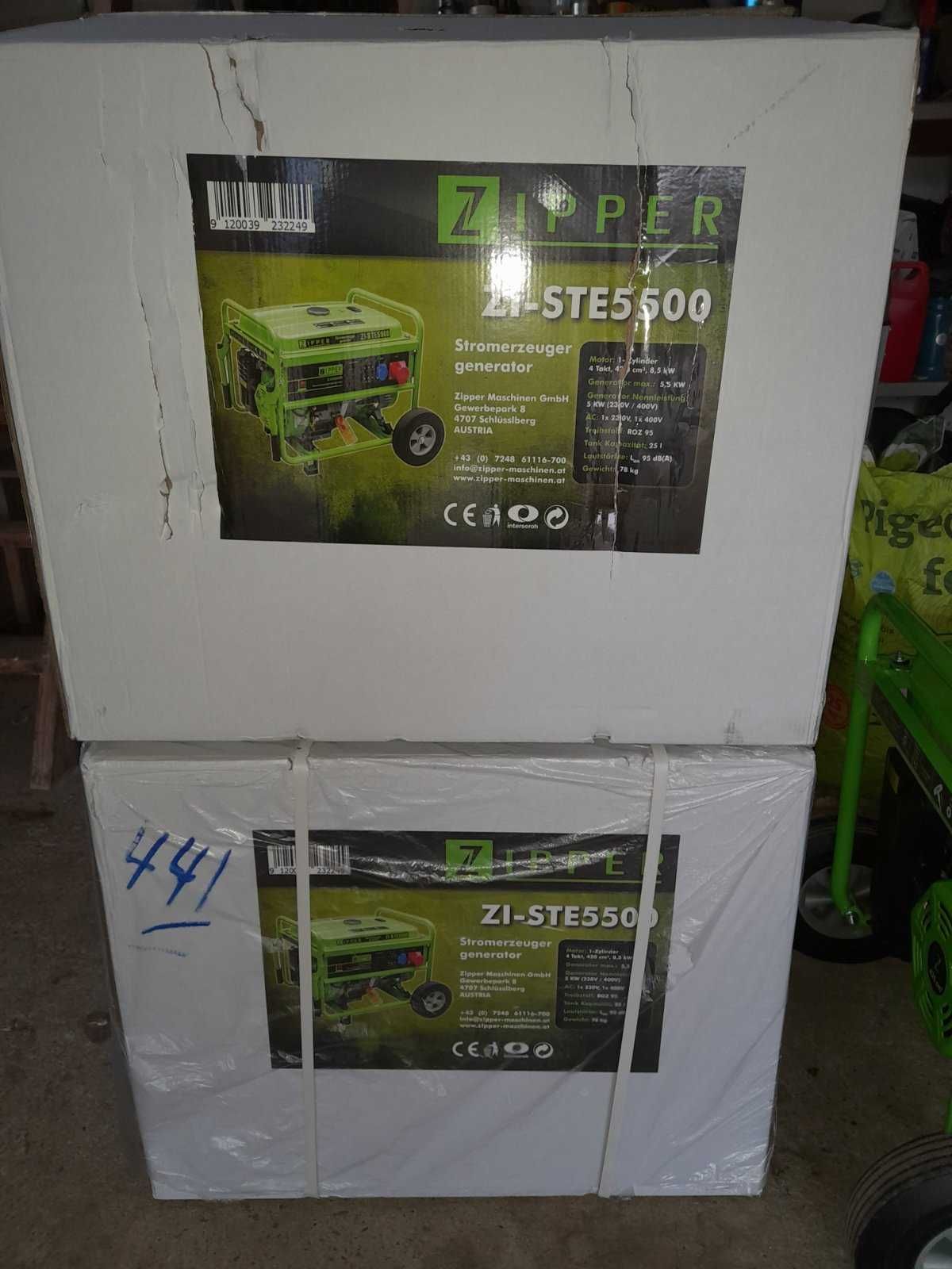 Бензиновий генератор ZIPPER ZI-STE5500 (5.5 кВт)