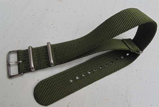 Pasek do zegarka nylonowy NATO 22mm nylon strap zulu parciany nowy