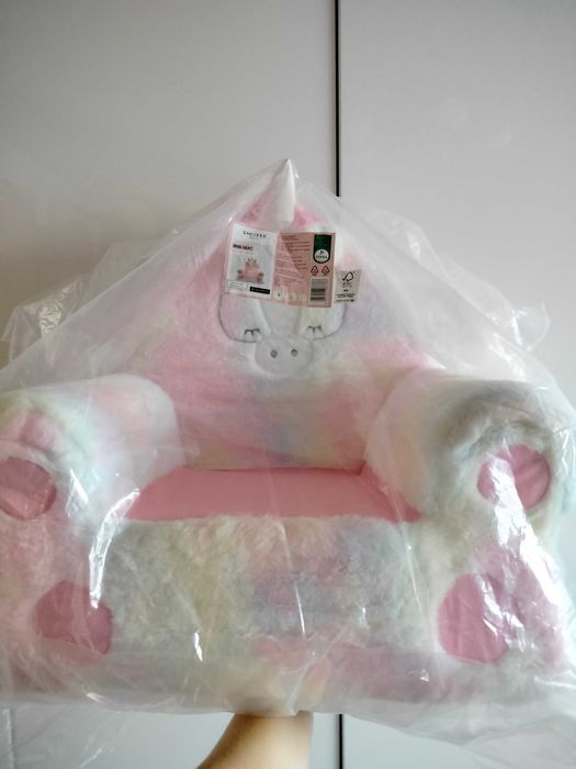 Fotel fotelik dziecięcy Smukee Jednorożec pastelowy