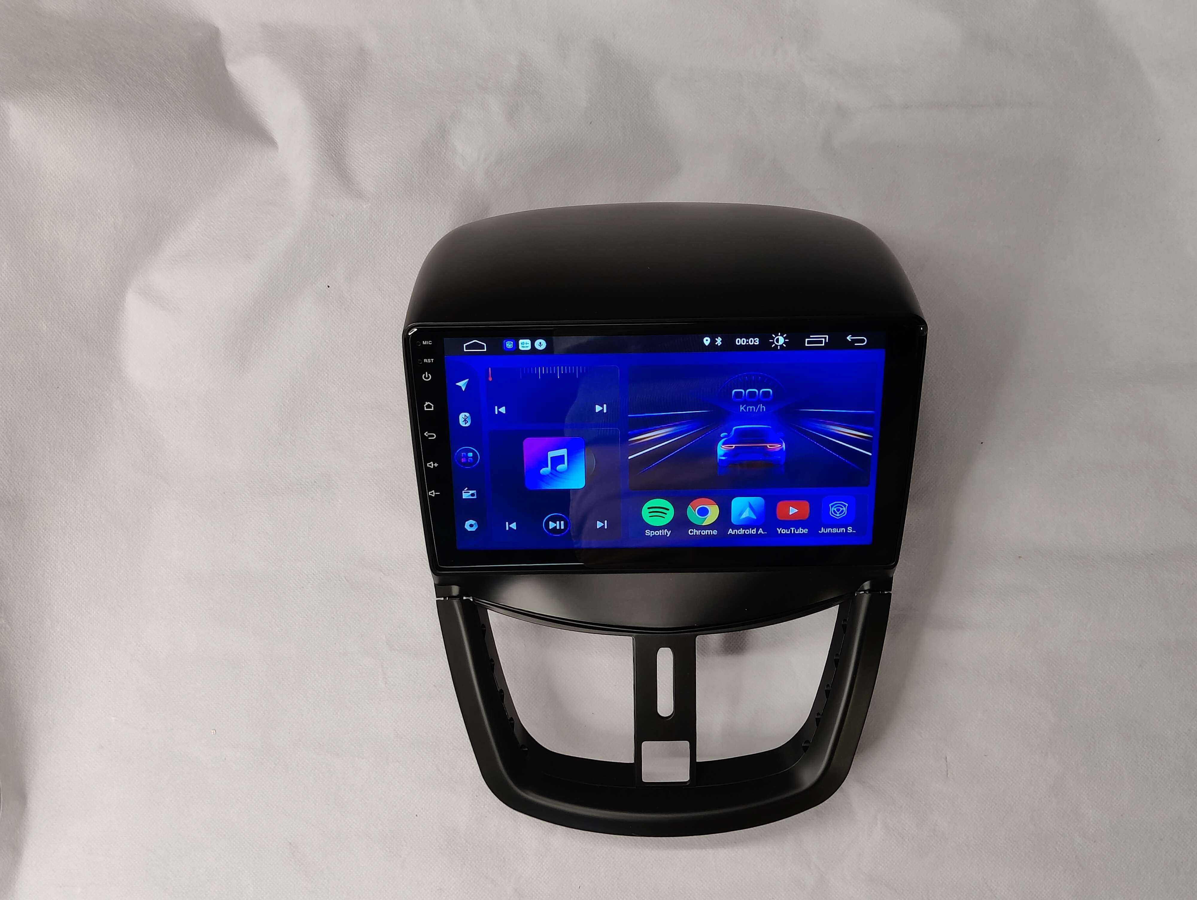 Radio 2 DIN Android para Peugeot 207 - Novo Garantia