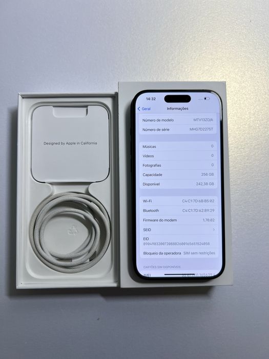 iPhone 15 Pro 256GB c/Factura