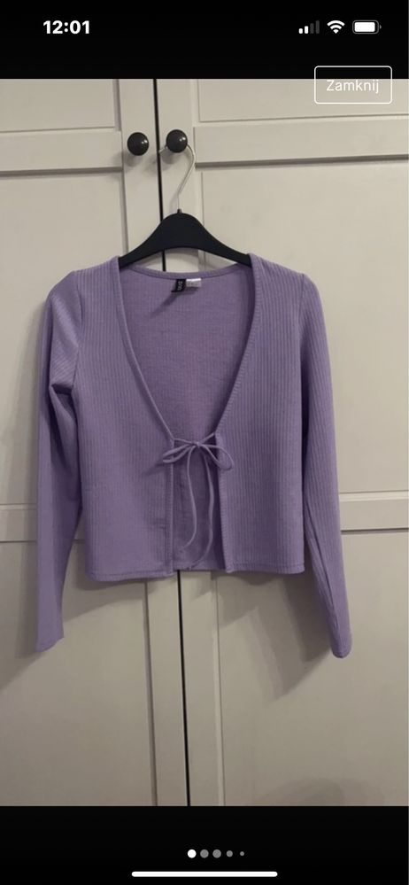 sweterek bolerko h&m r. XS