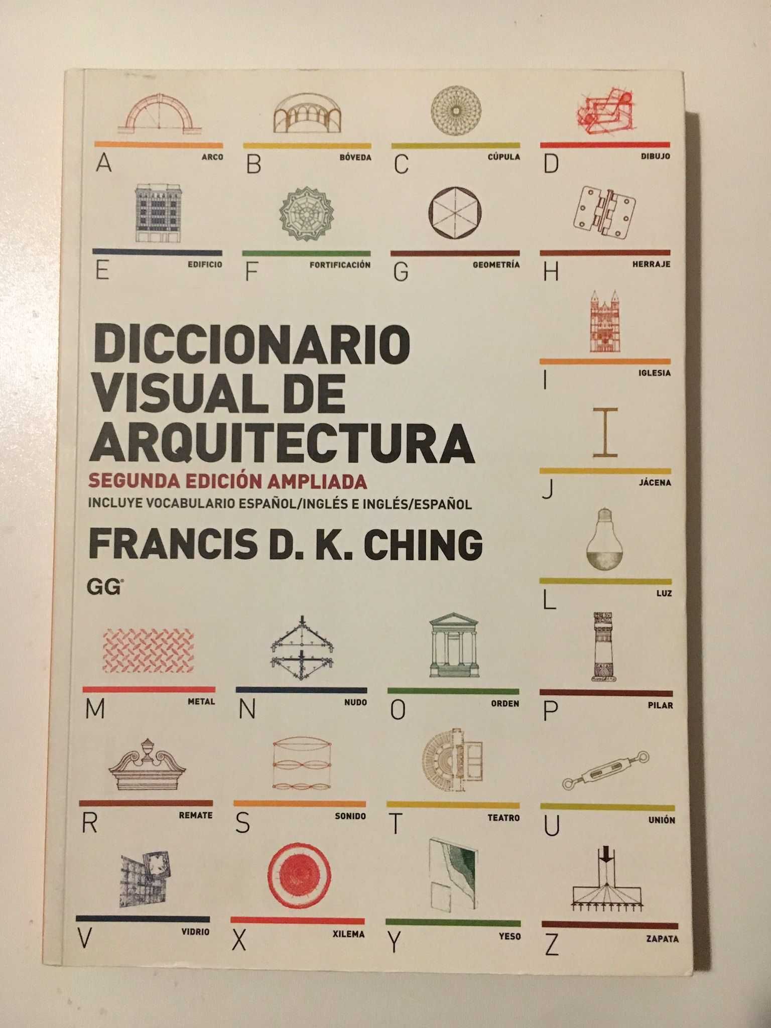Livro - "Diccionario Visual de Arquitectura" - de Francis D. K. Ching