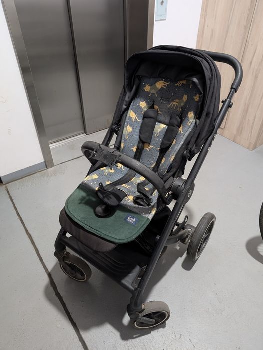 Używany wózek cybex balios S Lux - spacerówka + gondola + Lamilou