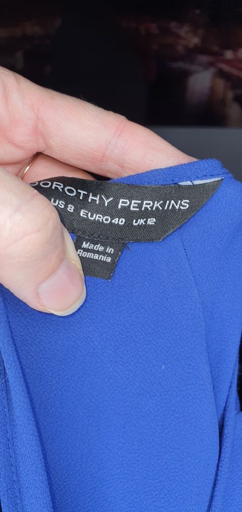 Śliczna bluzeczka bluzka granatowa rozmiar 40 L dorothy Perkins chabro