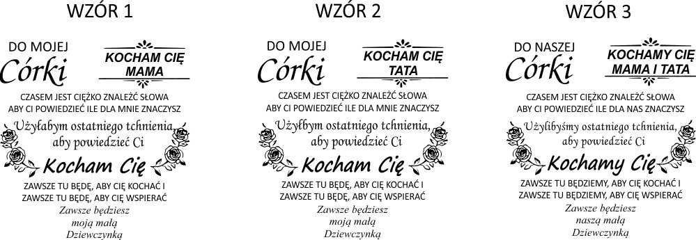 Wisiorek SERCE Z Grawerem dla Córki