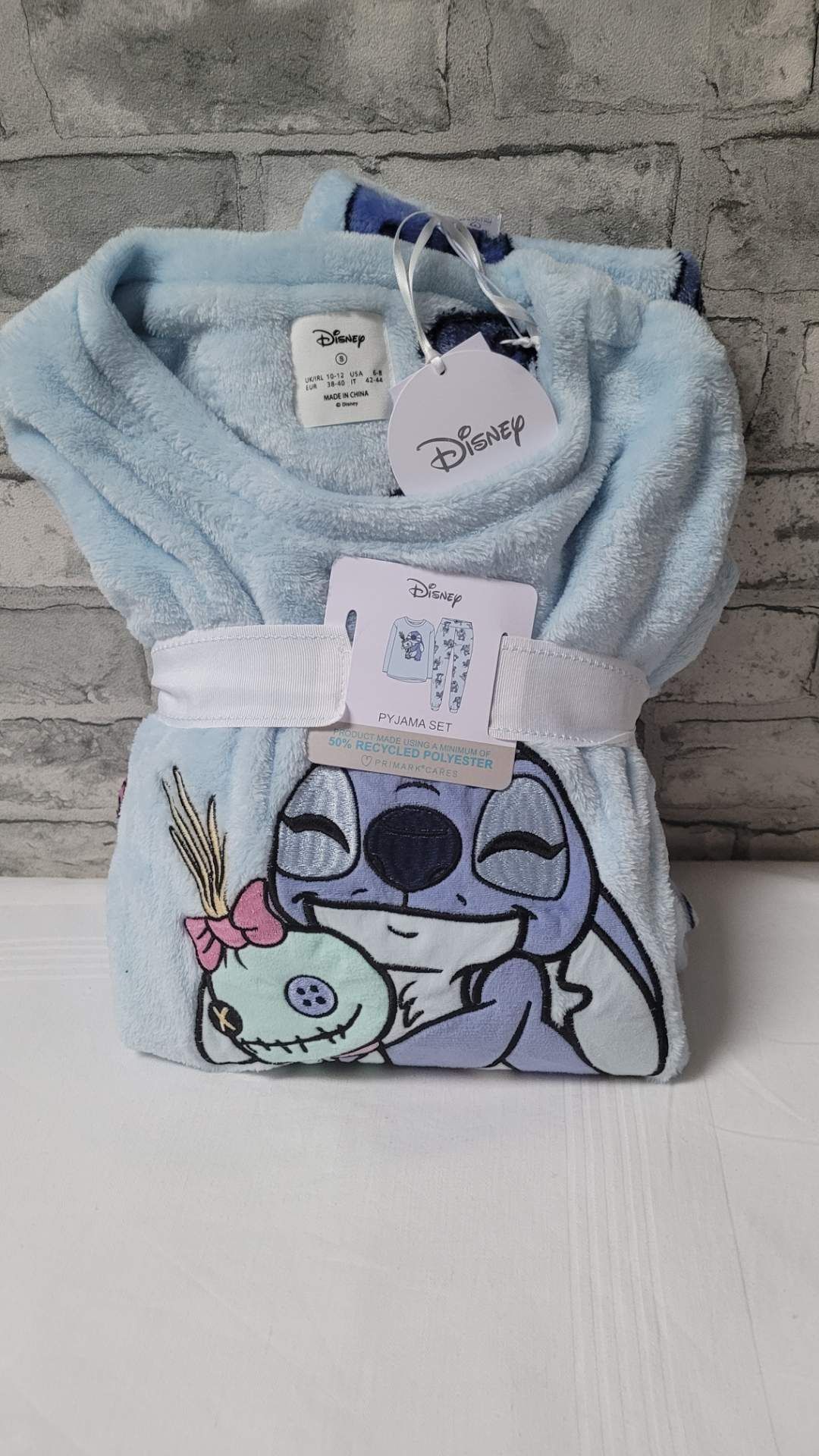 Piżama Stitch, polarowa, ciepła, nowa, Primark