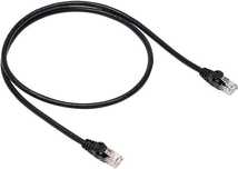 Kabel Sieciowy LAN RJ45 Cat-6 Ethernet 0.9m Czarny
