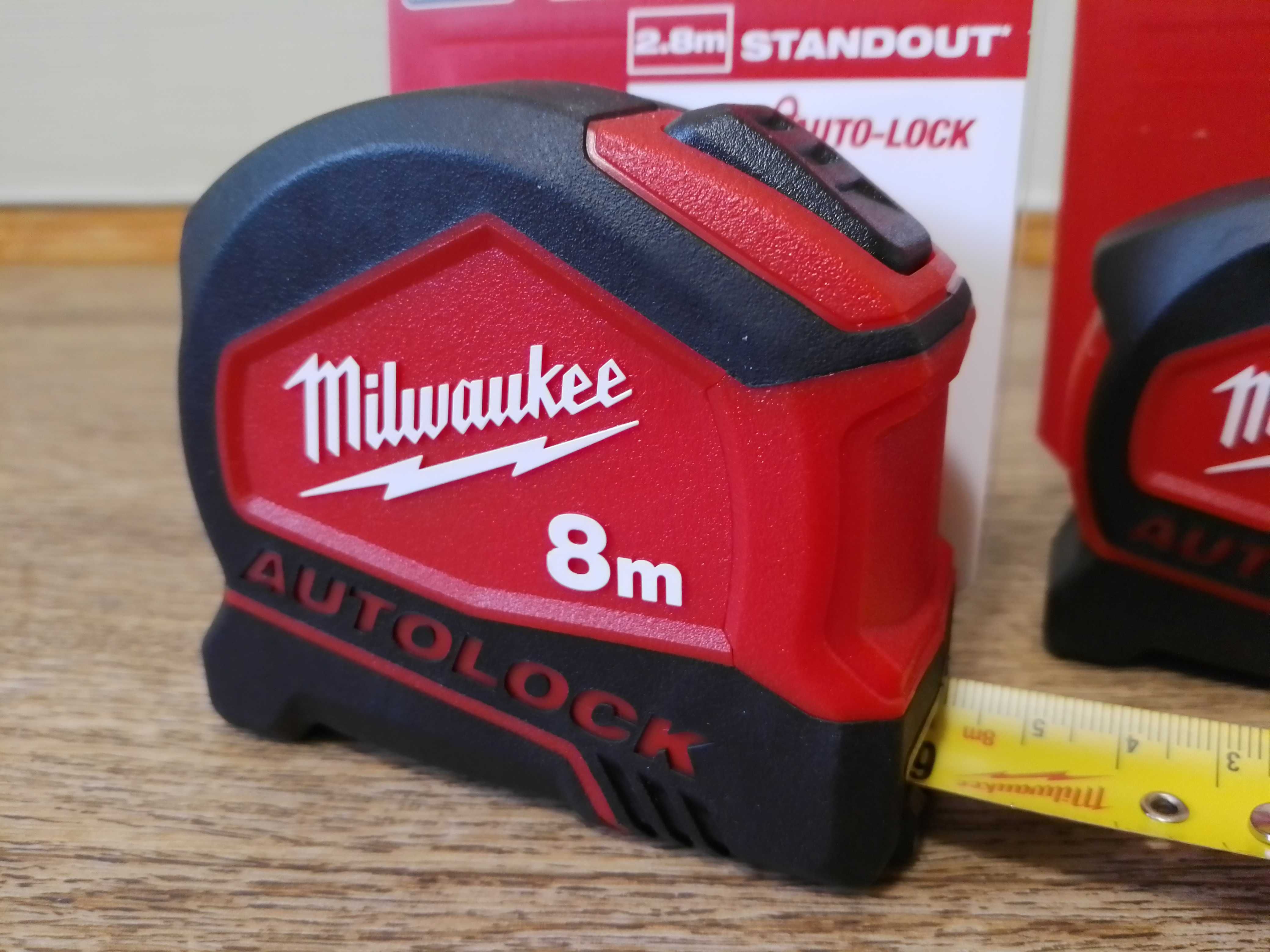 Рулетка метрична MILWAUKEE AUTOLOCK, 5 м/8м х (25 мм)