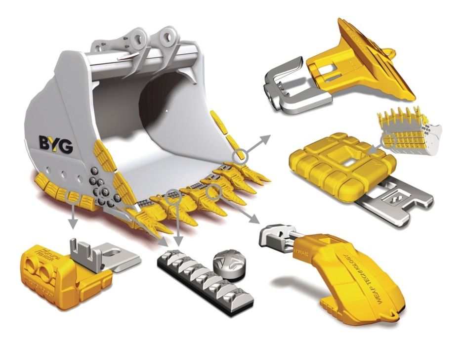 Коронка ковша зуб ковша адаптер ковша екскаватора, зуби  навантажувач