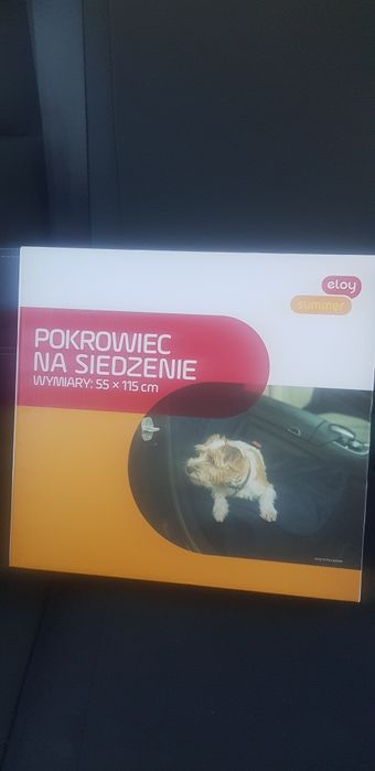 MATA Pokrowiec na siedzenie samochodowe dla psa nowy