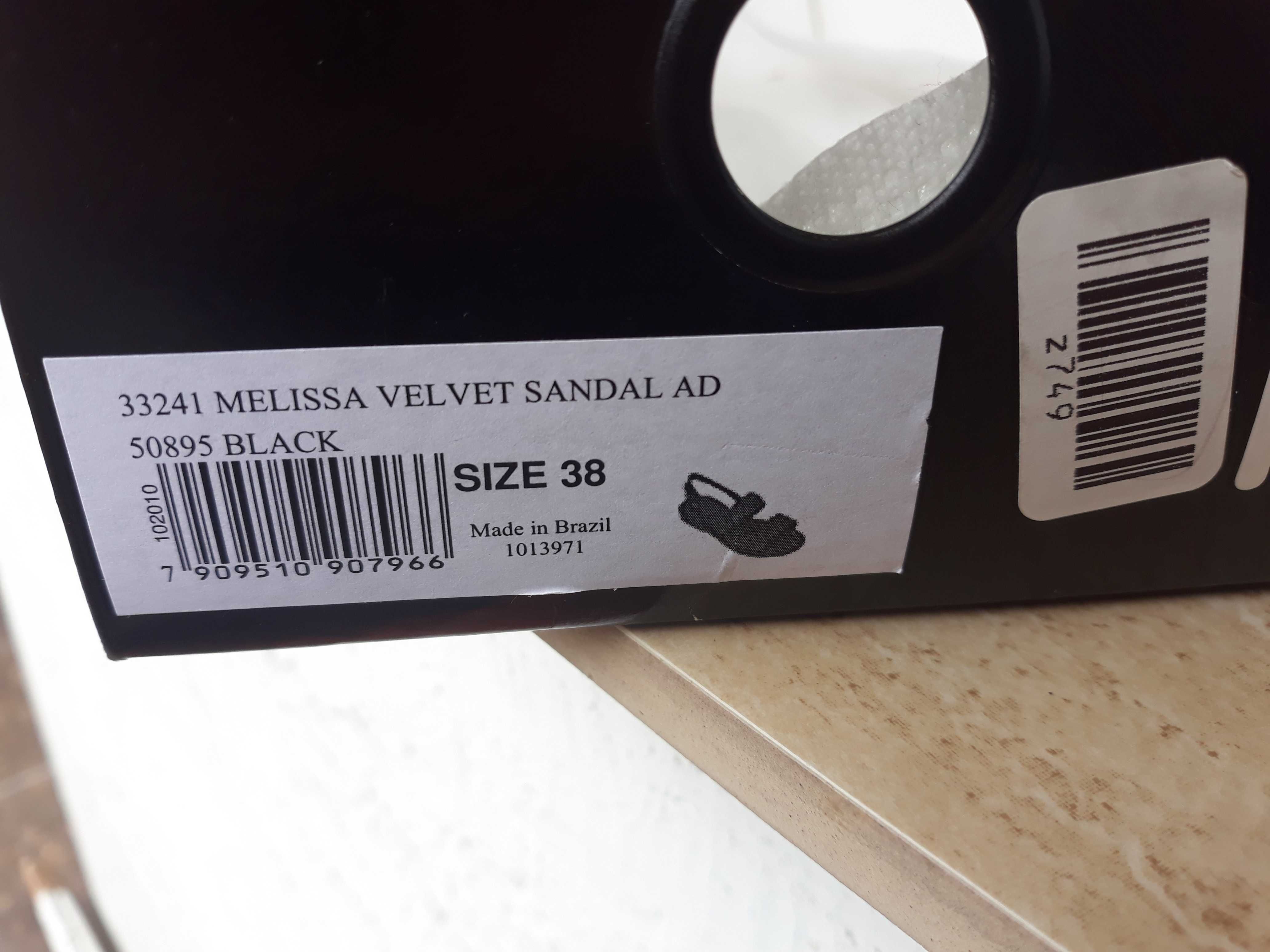 sandały Melissa Velvet Sandal Ad  riz 38 39