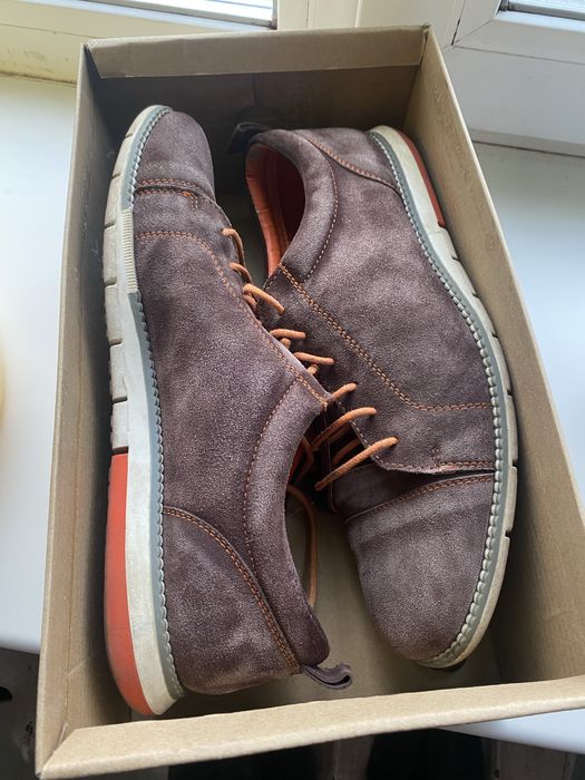 замшеві чоловічі черевики 41,5-42р