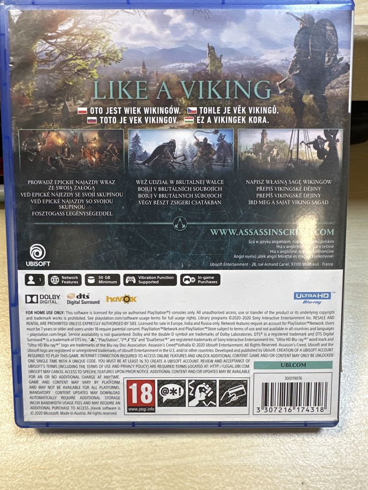 Gra na ps5 Assassin’s creed valhalla
