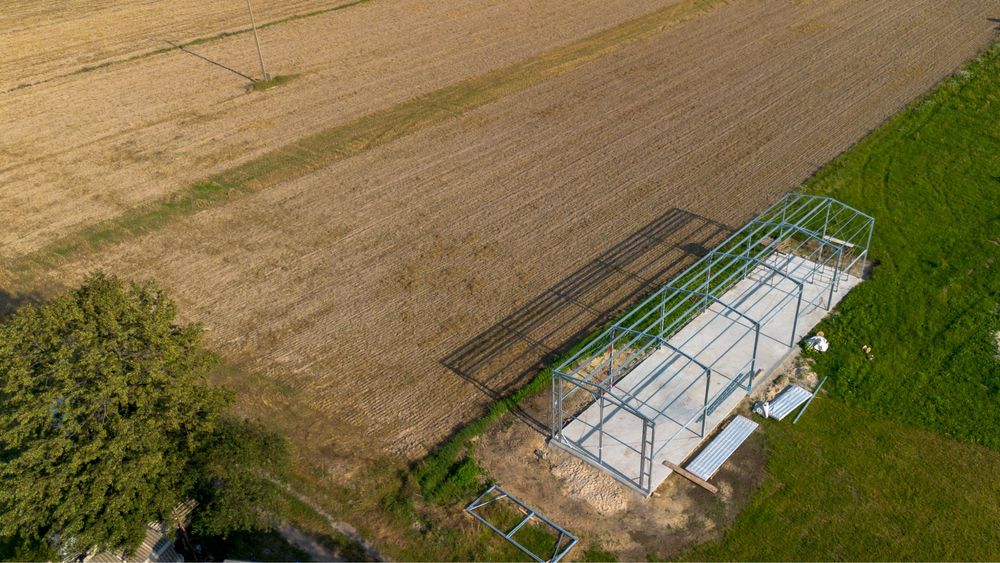 Konstrukcja Stalowa 6x25 m | Hala/Wiata Rolnicza na zgłoszenie