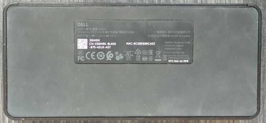 Док-станция Dell Dock D3100 UHD Tripple Video