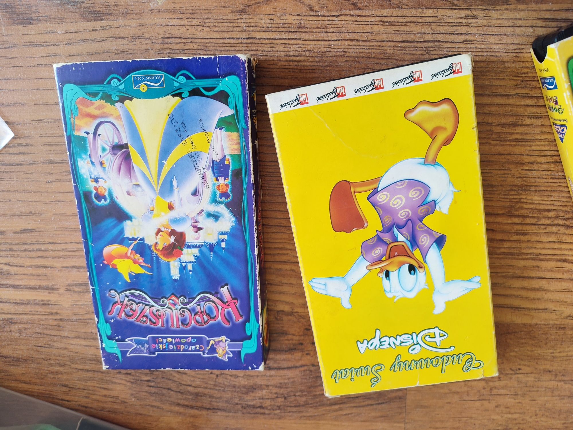 Kultowe bajki VHS 7 sztuk np. Opowieść wigilijna
